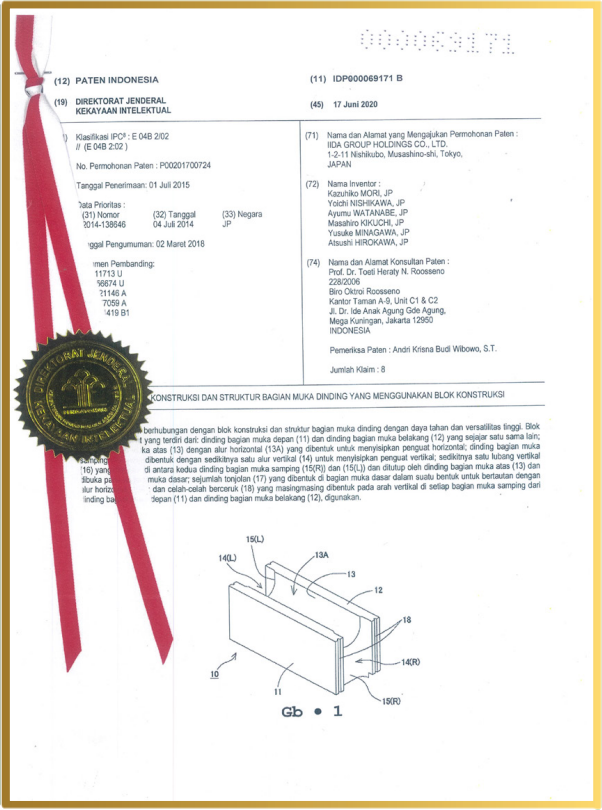 sertifikasi paten cb 2